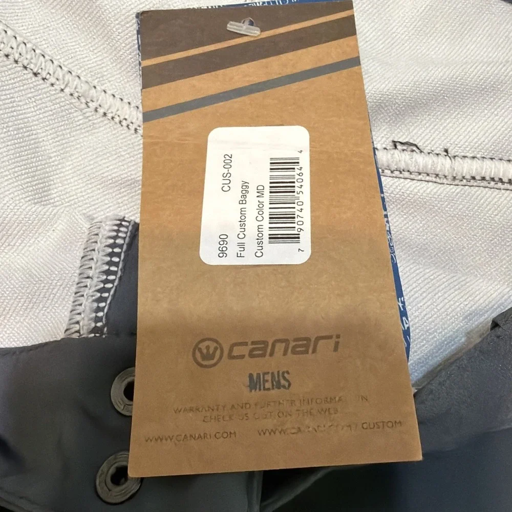 NEW Canari Atlas Gel Baggy Cycling Biking Shorts Black Men's Size Large M NWT